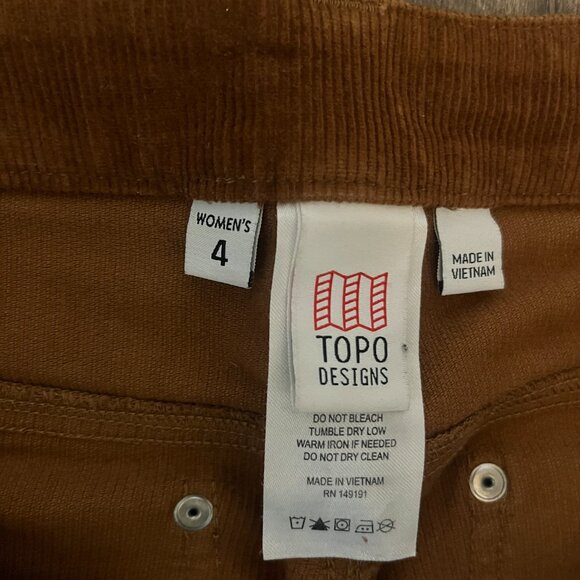Topo Designs Corduroy Pants Women's - Picture 6 of 7
